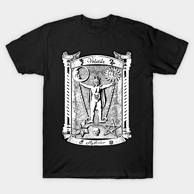 Alchemical Abraxas sacred Magical Symbol T-Shirt by Esoteric Origins